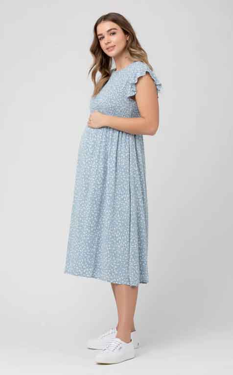 Ava Shirred Dress by Ripe Maternity