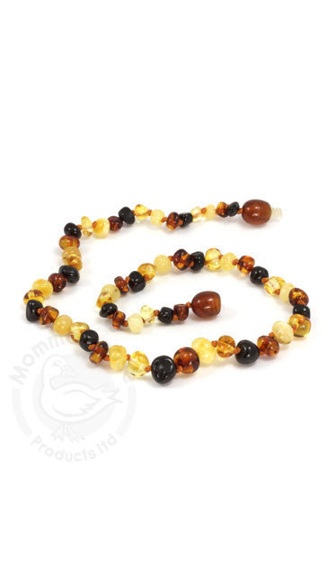 Momma Goose Baltic Amber Baroque Teething Necklace