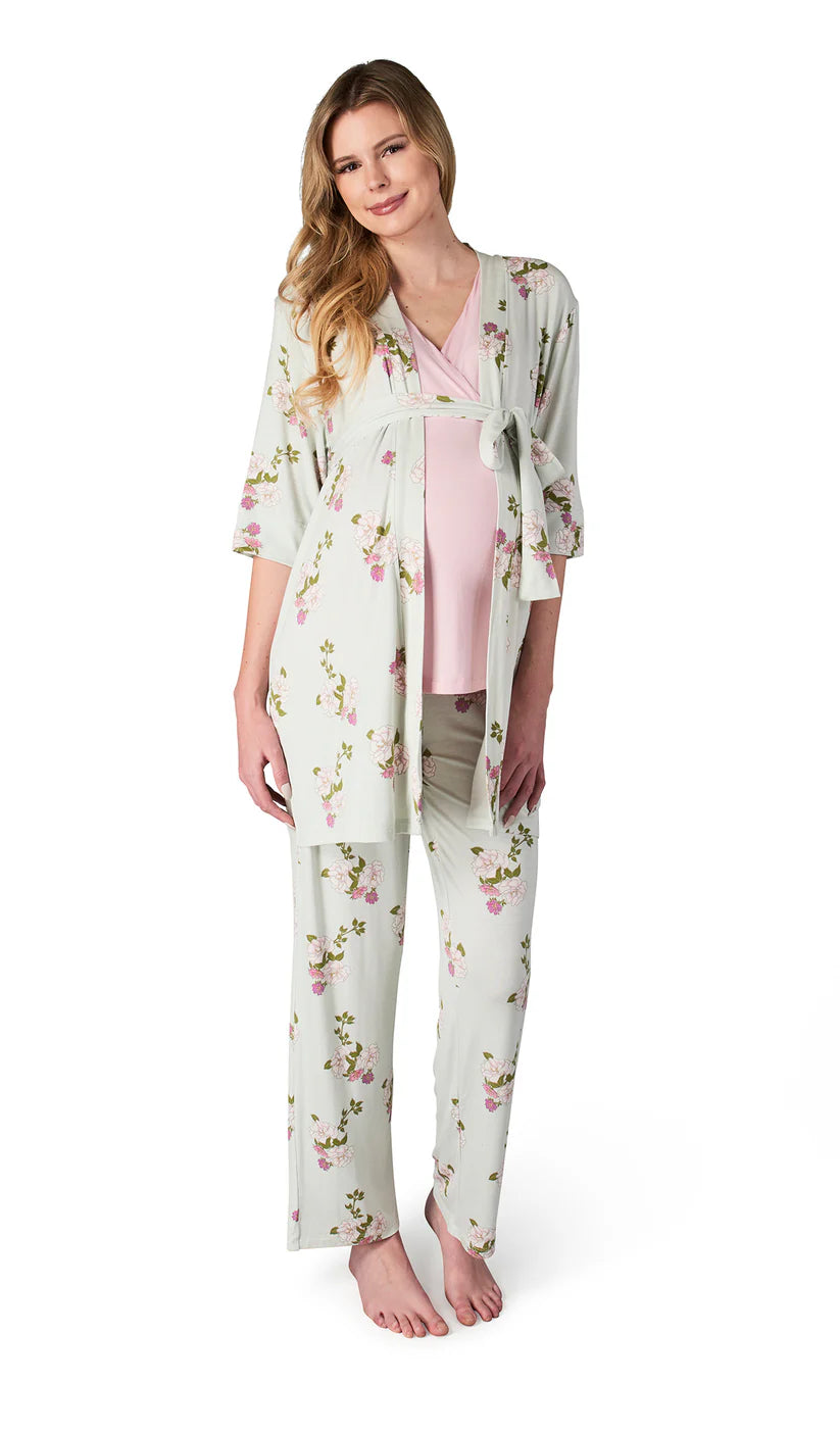 Analise 3 Piece PJ Sleepset in Peony Print