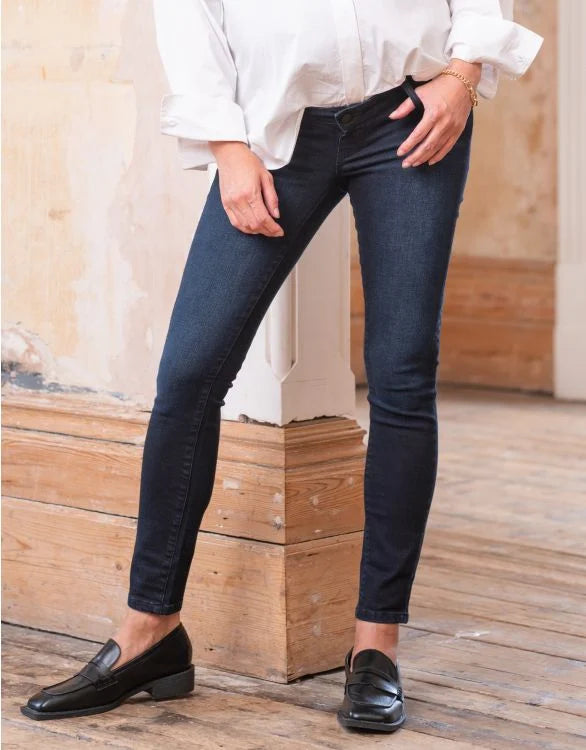 Bodhi Organic Cotton Indigo Skinny Maternity Jeans