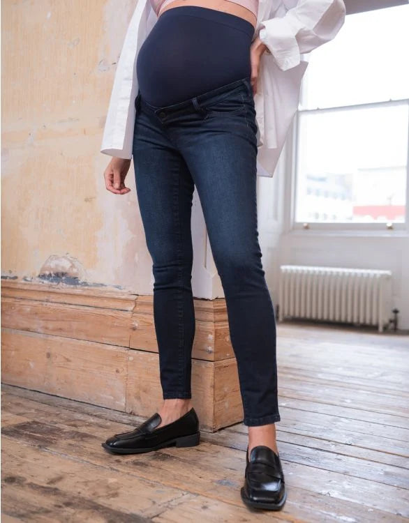 Bodhi Organic Cotton Indigo Skinny Maternity Jeans