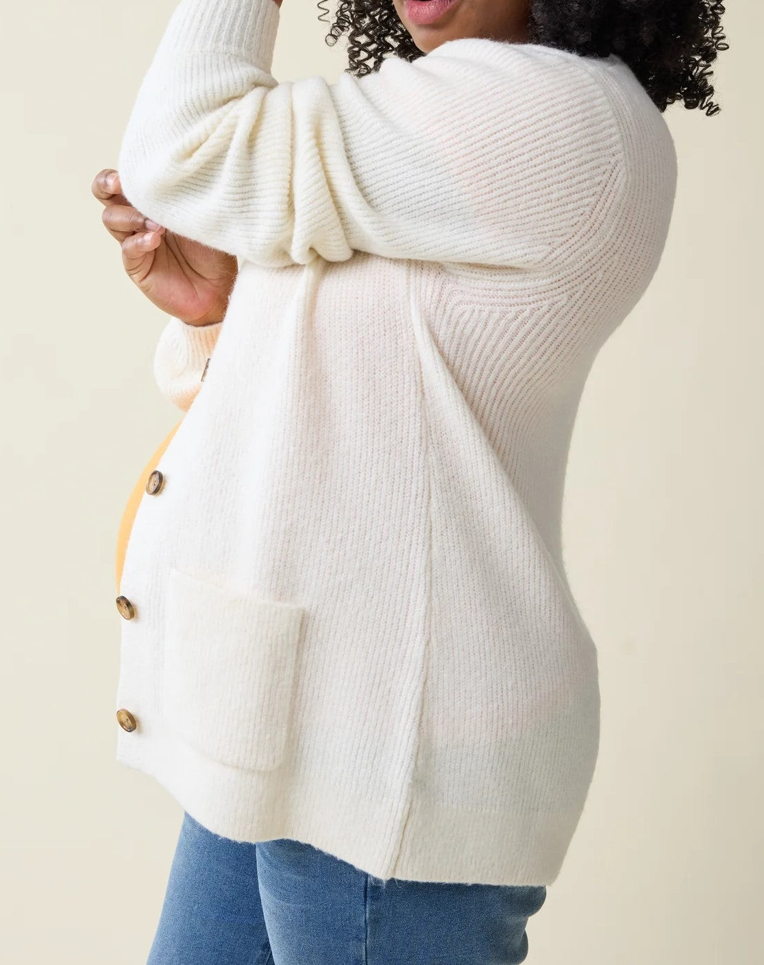 The Hug Maternity Button Front Cardigan