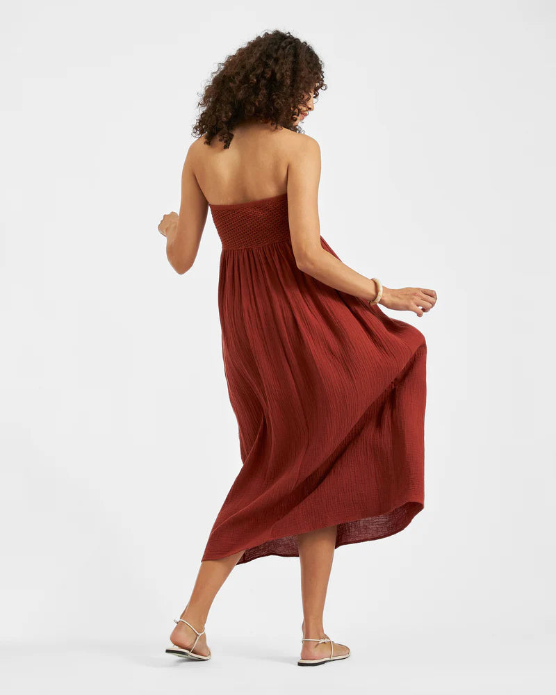 Ripe Evie Crochet Maternity Dress
