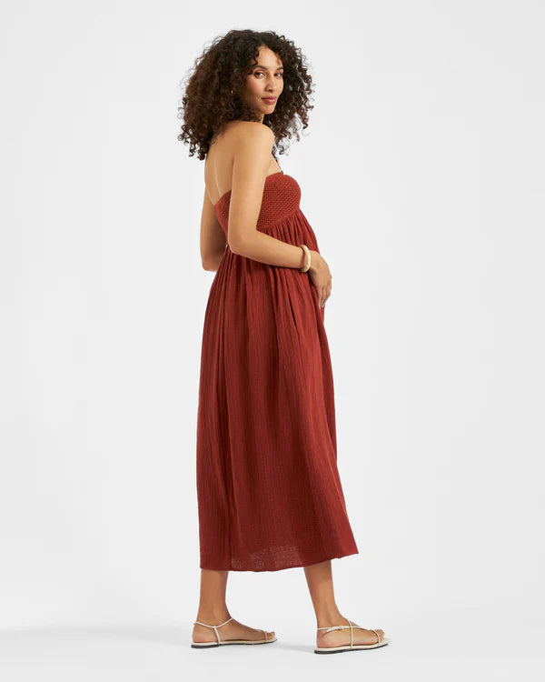 Ripe Evie Crochet Maternity Dress