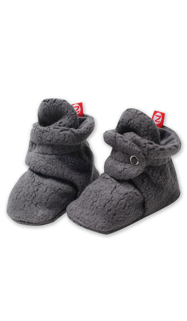 CLEARANCE! Cozie Fleece Solid Color Baby Bootie by Zutano