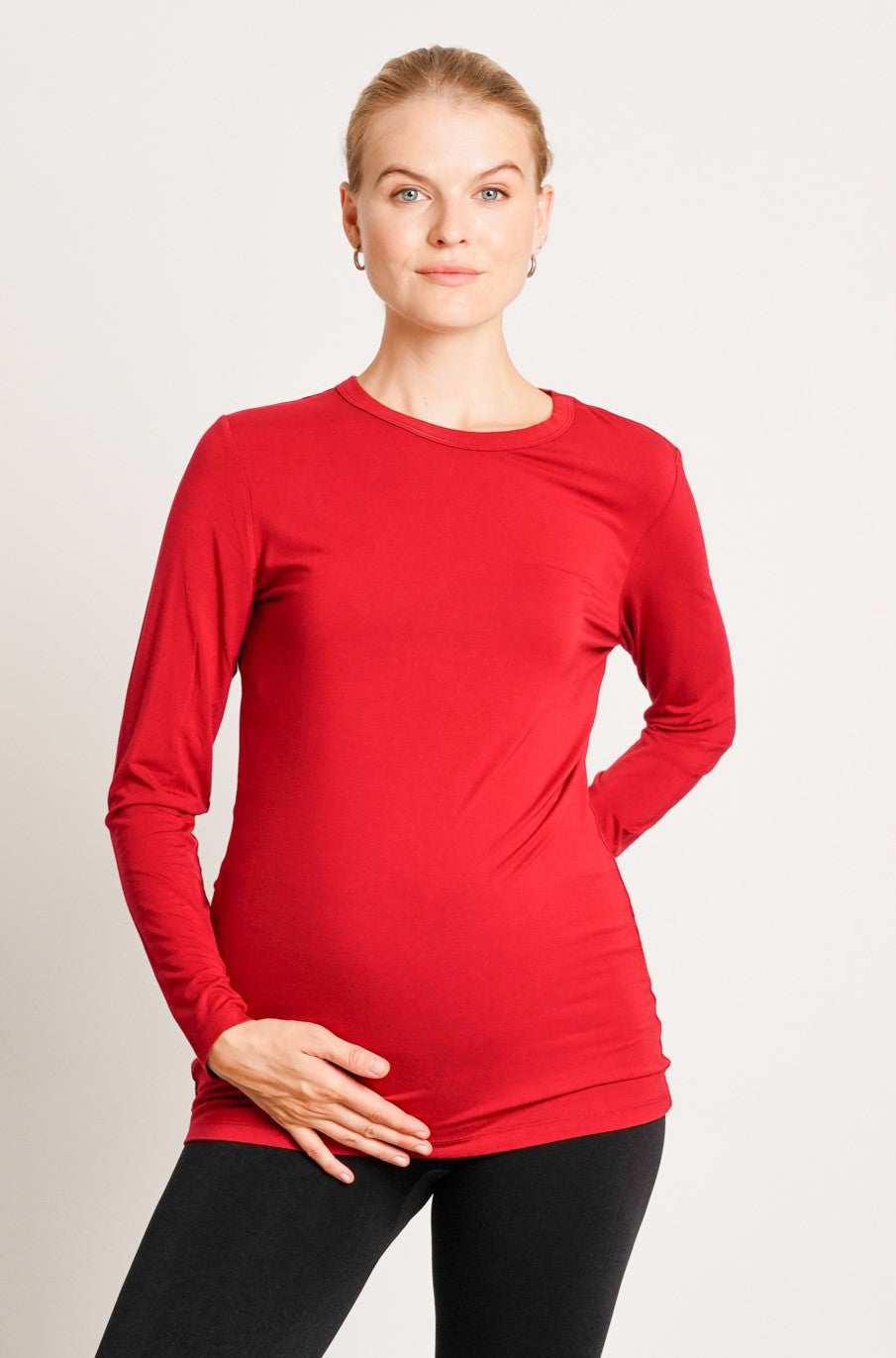 Liv Long Sleeved Tee by NOM Maternity