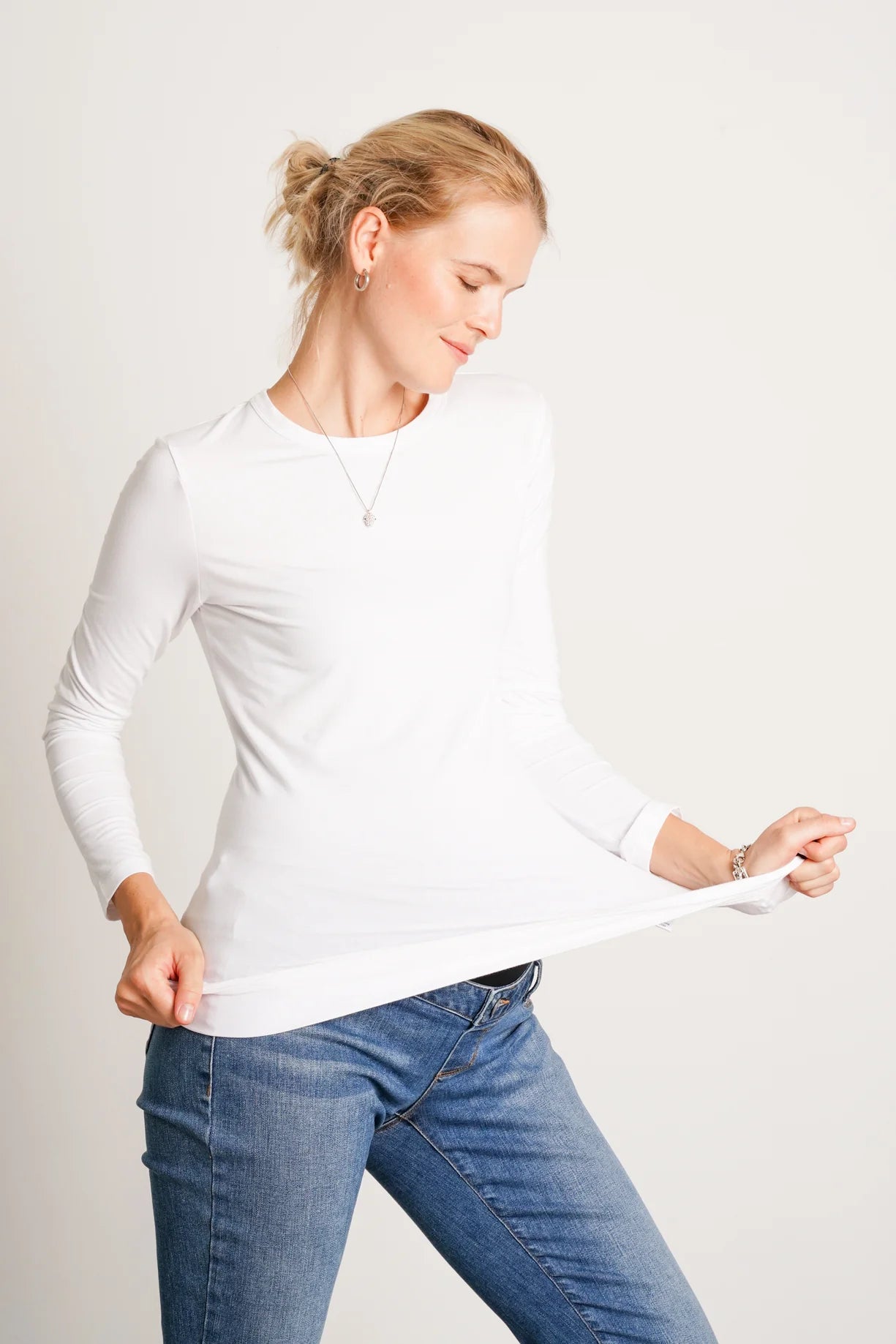 Liv Long Sleeved Tee by NOM Maternity