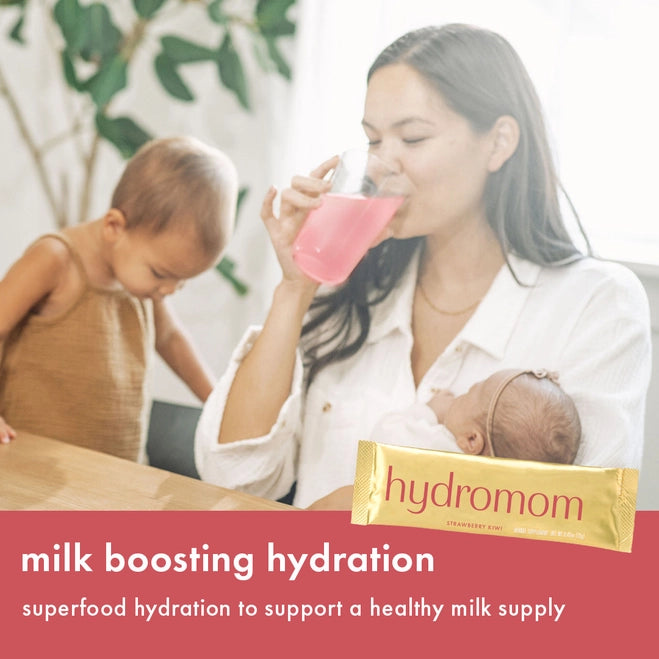 Hydromom Superfood Electrolyte Blue Raspberry Lemonade Drink Mix