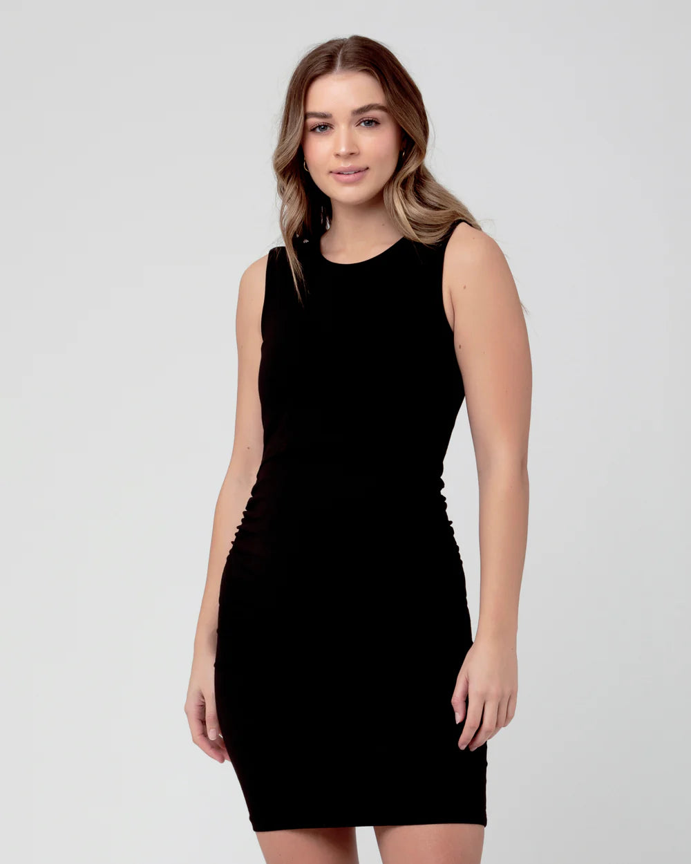 Ripe Maternity Organic Nursing Tank Dress in Black at Nordstrom, Size Medium