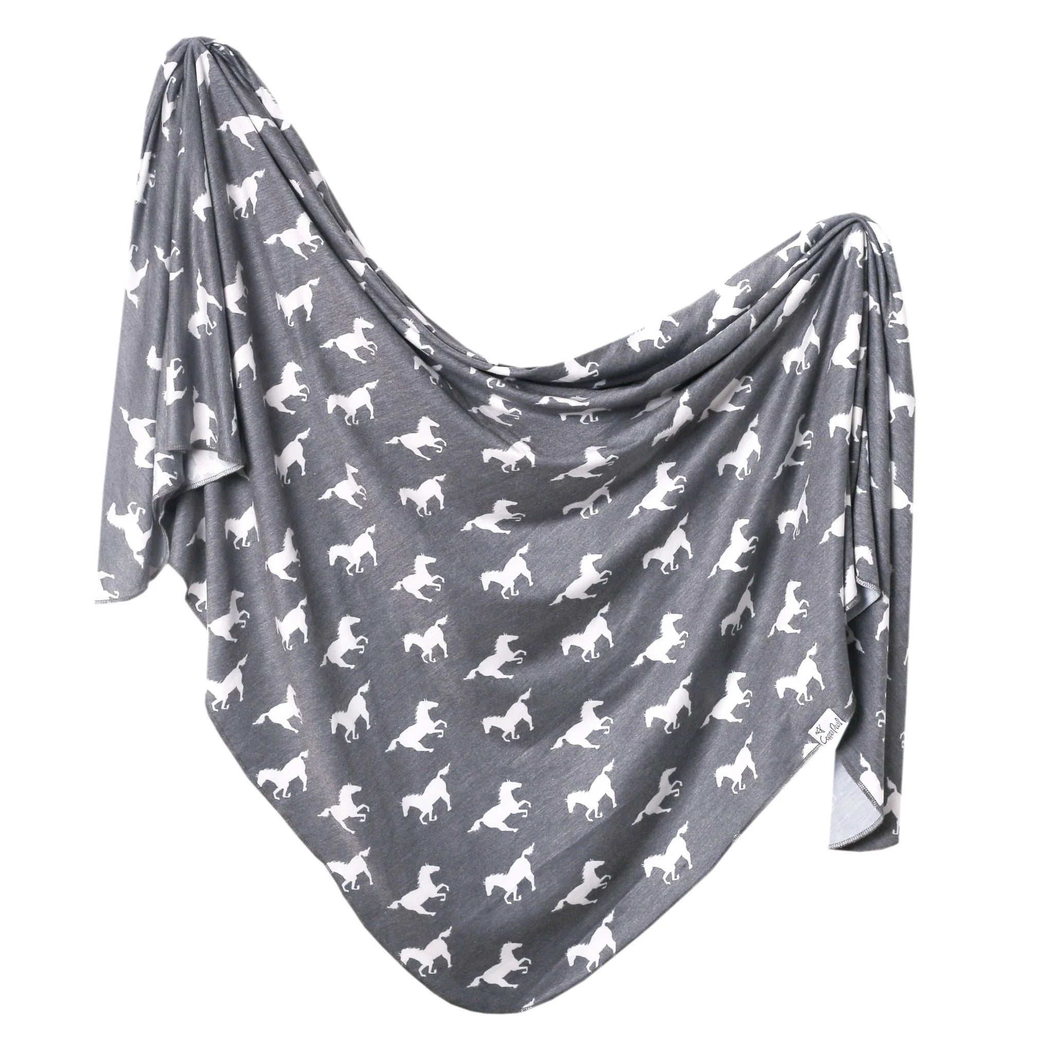 Knit Swaddle Blanket for Girls