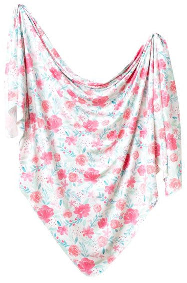 Knit Swaddle Blanket for Girls