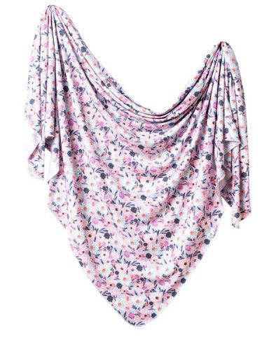 Knit Swaddle Blanket for Girls