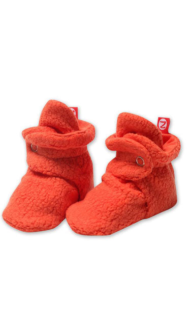CLEARANCE! Cozie Fleece Solid Color Baby Bootie by Zutano