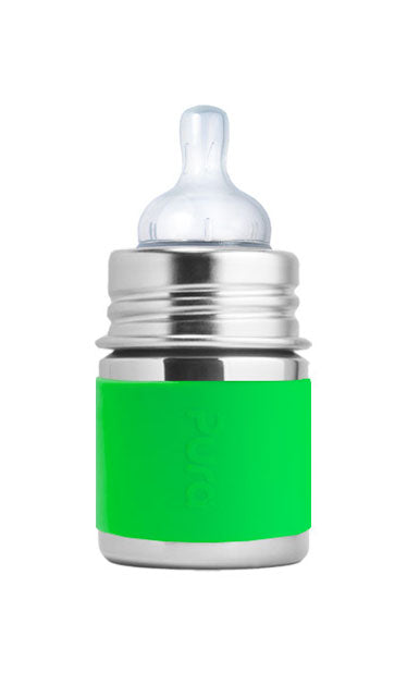 Pura Kiki® 5 oz Stainless Infant Bottle w/Sleeve