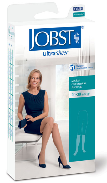 Jobst Ultrasheer OPEN TOE Knee High Medicalwear (20 - 30 mmHg)