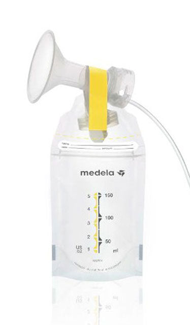 Medela Pump & Save™ Breastmilk Bags with Easy-Connect Adapters