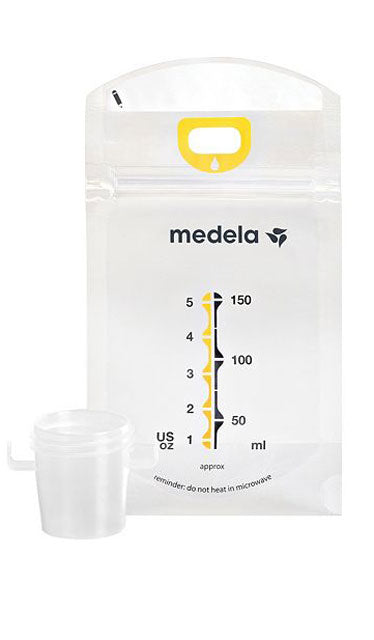 Medela Pump & Save™ Breastmilk Bags with Easy-Connect Adapters