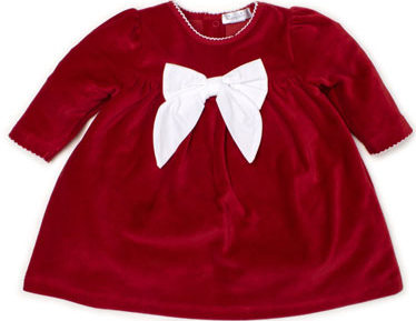 Kissy Kissy Girls Red Velour Santa Dress Kissy Kissy Girls Red Velour Santa Dress