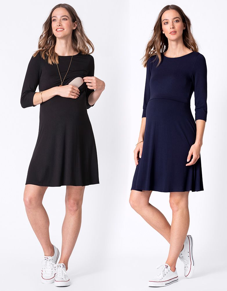 seraphine navy blue pleated maternity dress Seraphine | Dresses | Seraphine Navy Blue Draped Pleat Maternity Dress